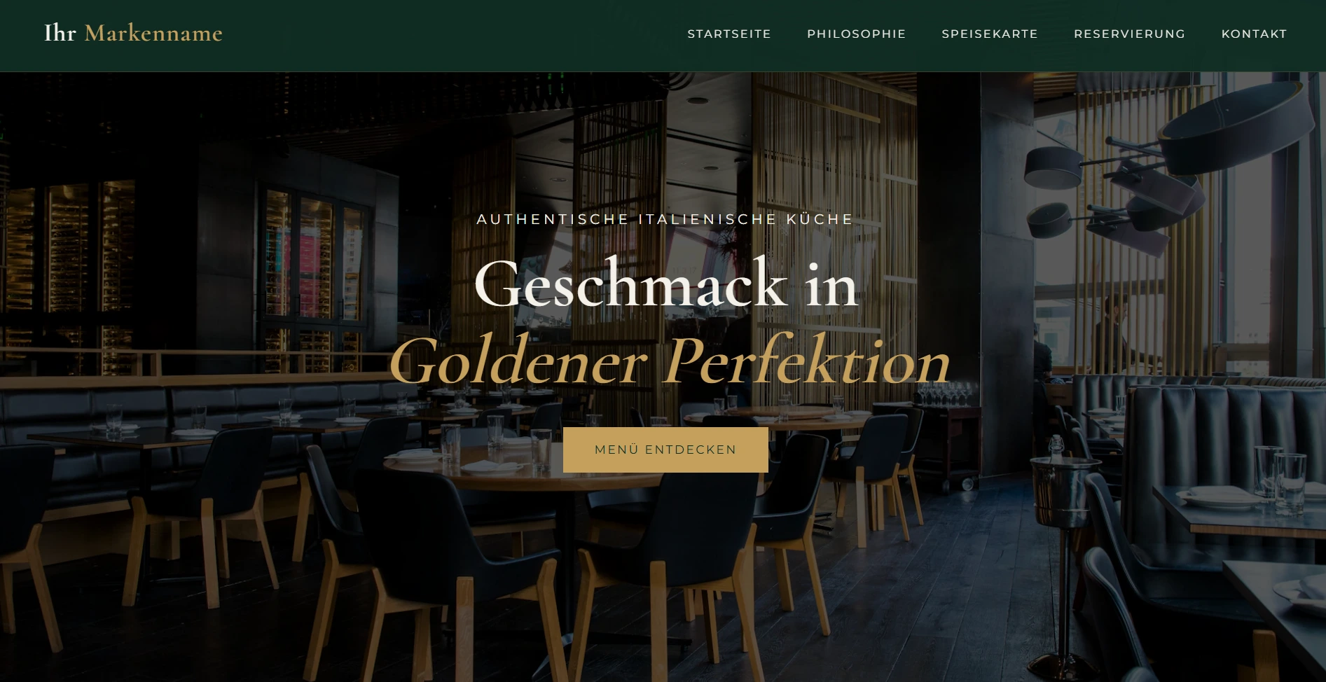 Gastro Konzept Demo