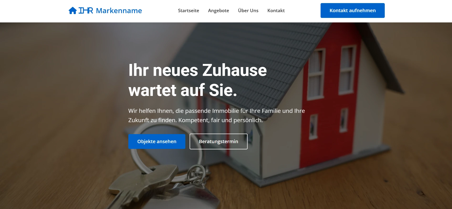 Immobilienmakler Musterprojekt
